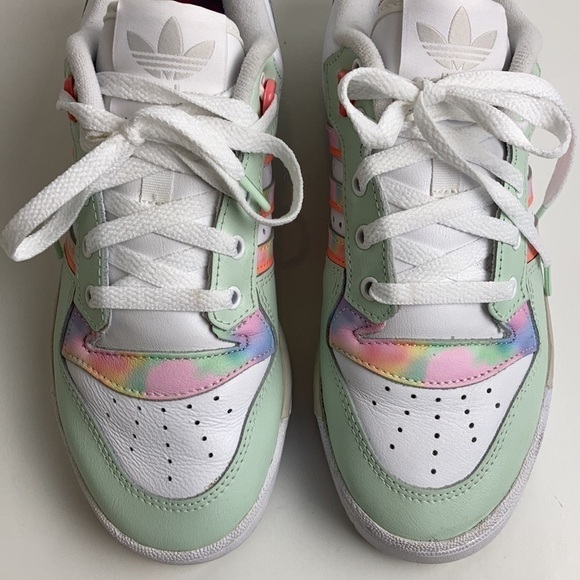 adidas FY1270 Rivalry Low white Tie Dye Women’s 7.5 Kicks Streetwear 80’s Y2K - Picture 5 of 16